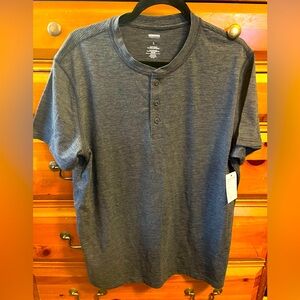 Sonoma Gray Henley Shirt for Men